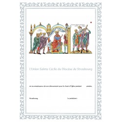 Insigne d'argent et diplôme...
