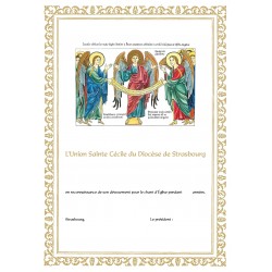 Insigne d'or et diplôme Les...