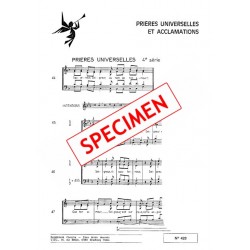 Prières universelles (4ème...