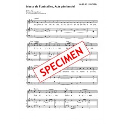 Messe de Funérailles, Acte...