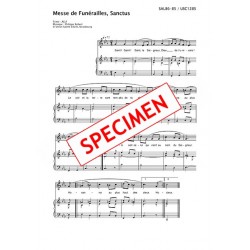 Messe de Funérailles, Sanctus