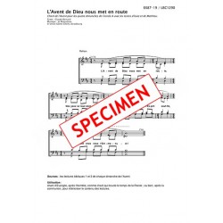 L'Avent de Dieu nous met en...